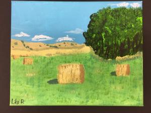 Lilly D: acrylic painting, grade 7