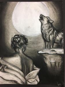 Lauren M: charcoal