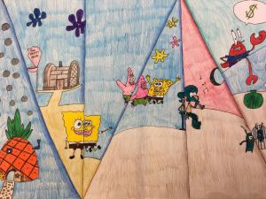 Kaityn A: colored pencil