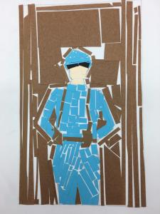 Raffa G: mixed media mosaic, grade 7