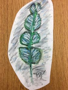 Bailey F: pastel, grade 7