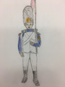 Raffa G: colored pencil, grade 7