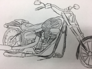 John R: pencil, grade 7